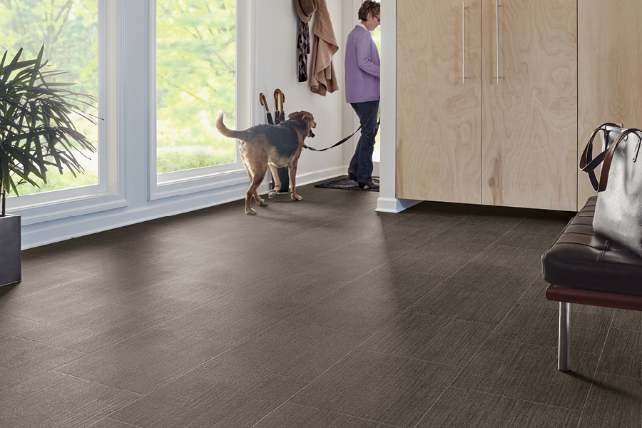 Vinyl Sheet Flooring brought to a foyer - B6337